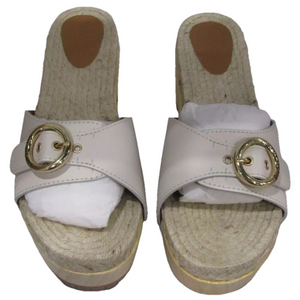 NEW SEE BY CHLOE Women's  (8 US) Viviane Slide in Chalk - Size 39 US 8.5